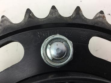 Honda CBR 1000 RR SC57 04-07 Kettenradträger Kettenrad 42Z