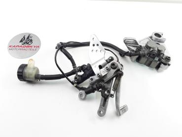 Yamaha R6 RJ03 Bremsanlage Fußraste hinten Bremspumpe Bremssattel