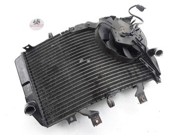 Suzuki GSXR 1000 K1 K2 Kühler Wasserkühler mit Radiator Fan