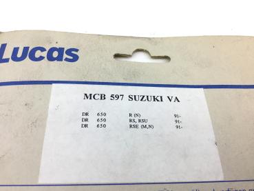 Lucas Gerling SuzukiVA MCB 597  DR650 Bremsbeläge Brake Neu