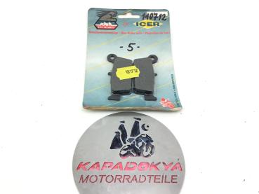 ICER 110712 DEL/TRAS Honda Bremsbeläge Bremsklötze Brake