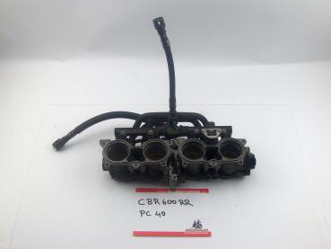 Honda CBR 600 RR PC40 Einspritzanlage Einspritzleiste Injection