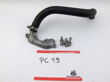 Honda CBR 600F PC19 PC23 Kühlwasser Schlauch Flansch Gehäuse