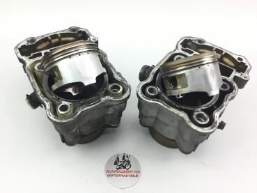 Honda Africa Twin XRV 750 RD04 Zylinder Kolben Cylinder Piston vorne hinten