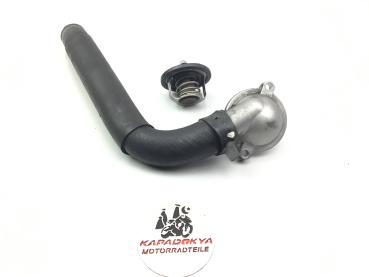 Yamaha YZF R6 RJ03  Kühlwasser Schlauch Flansch Gehäuse Thermostat
