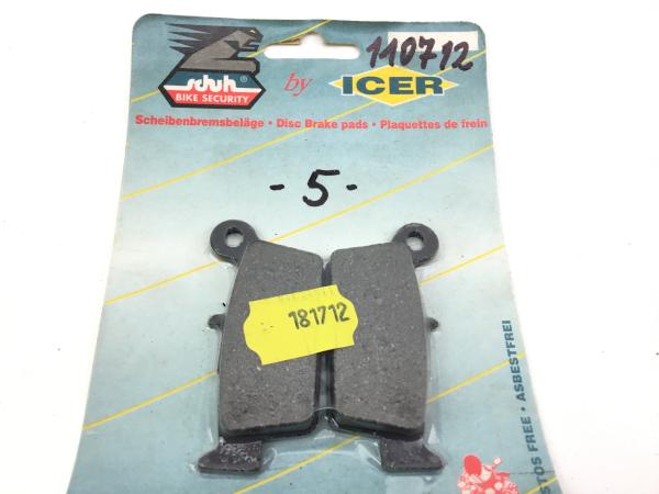 ICER 110712 DEL/TRAS Honda Bremsbeläge Bremsklötze Brake