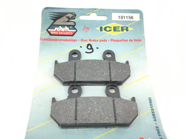 ICER 110714 DEL Honda CBR600 Bremsbeläge Bremsklötze Brake PC19,25?