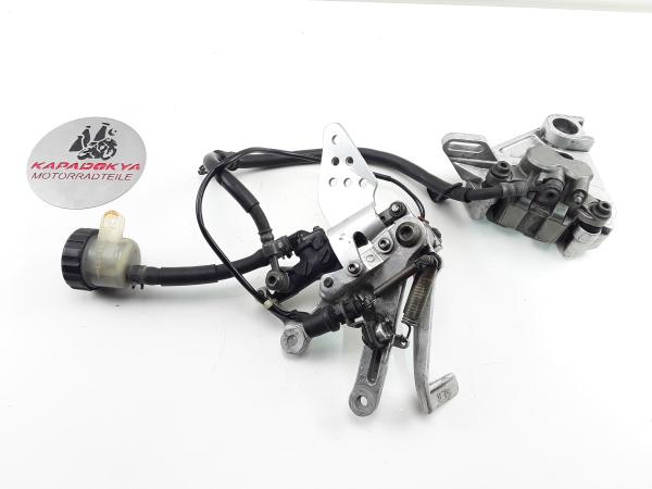 Yamaha R6 RJ03 Bremsanlage Fußraste hinten Bremspumpe Bremssattel