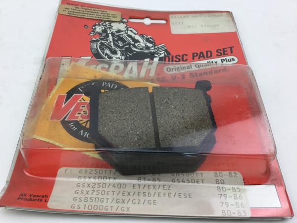 Vesrah VD322 Suzuki GS850GT,1100,GSX250,400,750 Bremsbeläge Bremsklötze Brake