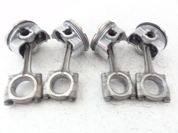 Kawasaki ZX-6R 636 Bj 03 Kolben Pleuel Satz