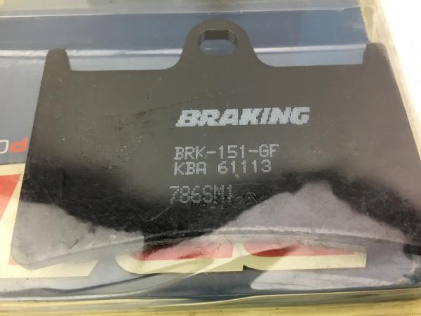 BRAKING 786SM1 KBA61113 Bremsbeläge Bremsklötze Brake Neu