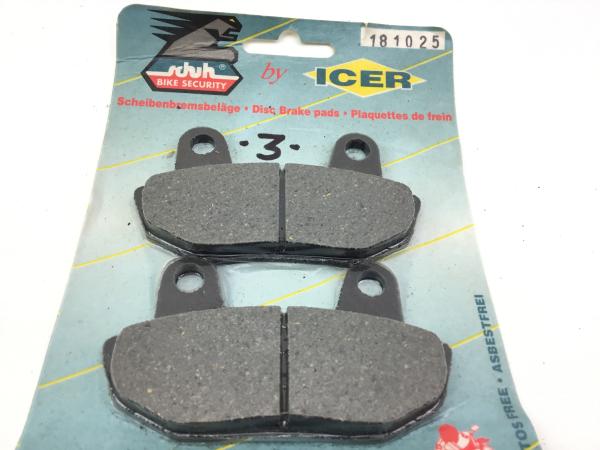 ICER 110025 DEL Honda Bremsbeläge Bremsklötze Brake