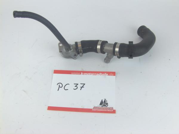 Honda CBR 600 RR PC37 Bj.03 06 Kühlwasser Schlauch Flansch Gehäuse