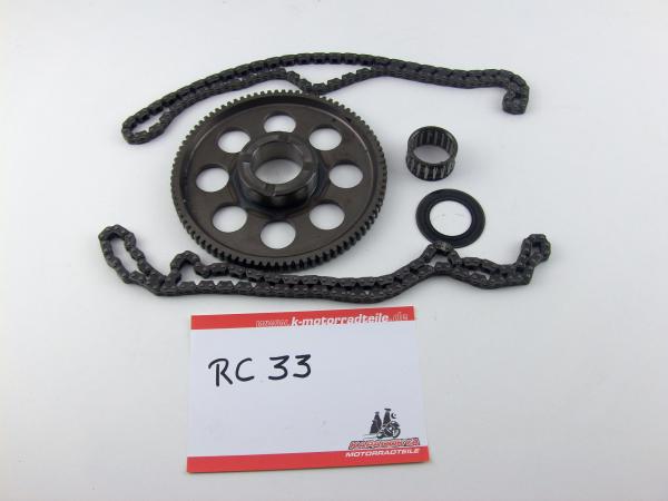 HONDA NTV 650 RC33 Motor Zahnrad Kette Freilauf