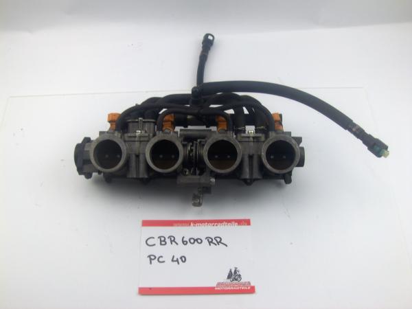 Honda CBR 600 RR PC40 Einspritzanlage Einspritzleiste Injection