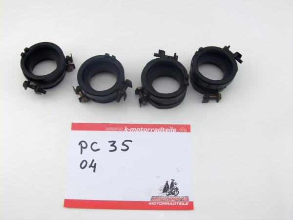 CBR600 F PC35 01-07 Motor Ansaugstutzen Ansauggummis Vergasergummis